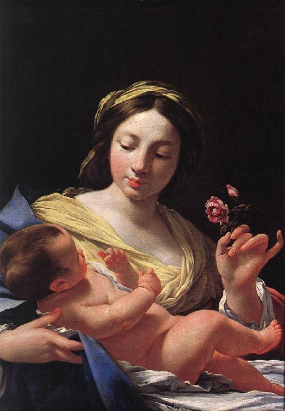 Simon Vouet Virgin and Child oil painting image